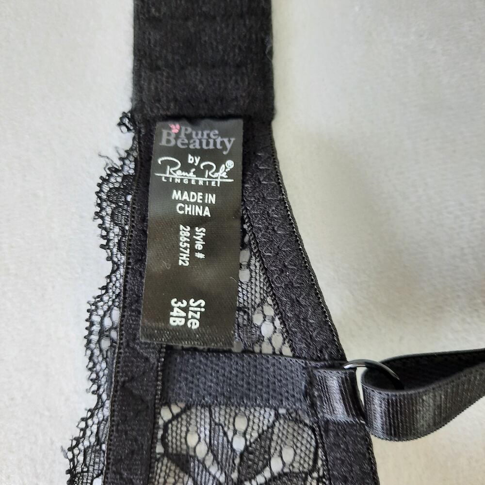 Pure Beauty by Rene Rofe Lingerie Bra 34B - Picture 5 of 6